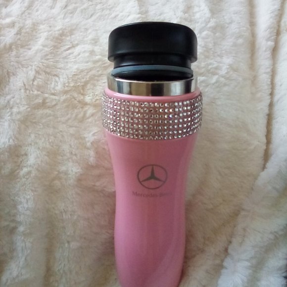Mercedes-Benz Crystal Encrusted Stainless Steel Beverage/Water Bottle - Picture 6 of 6